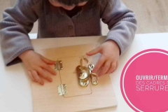 Atelier Montessori : pôle de vie pratique